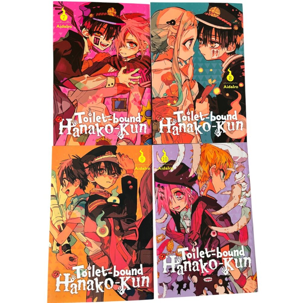 Toilet-Bound Hanako-Kun English Manga Lot Of‎ 4 Volumes 7-10 NEW